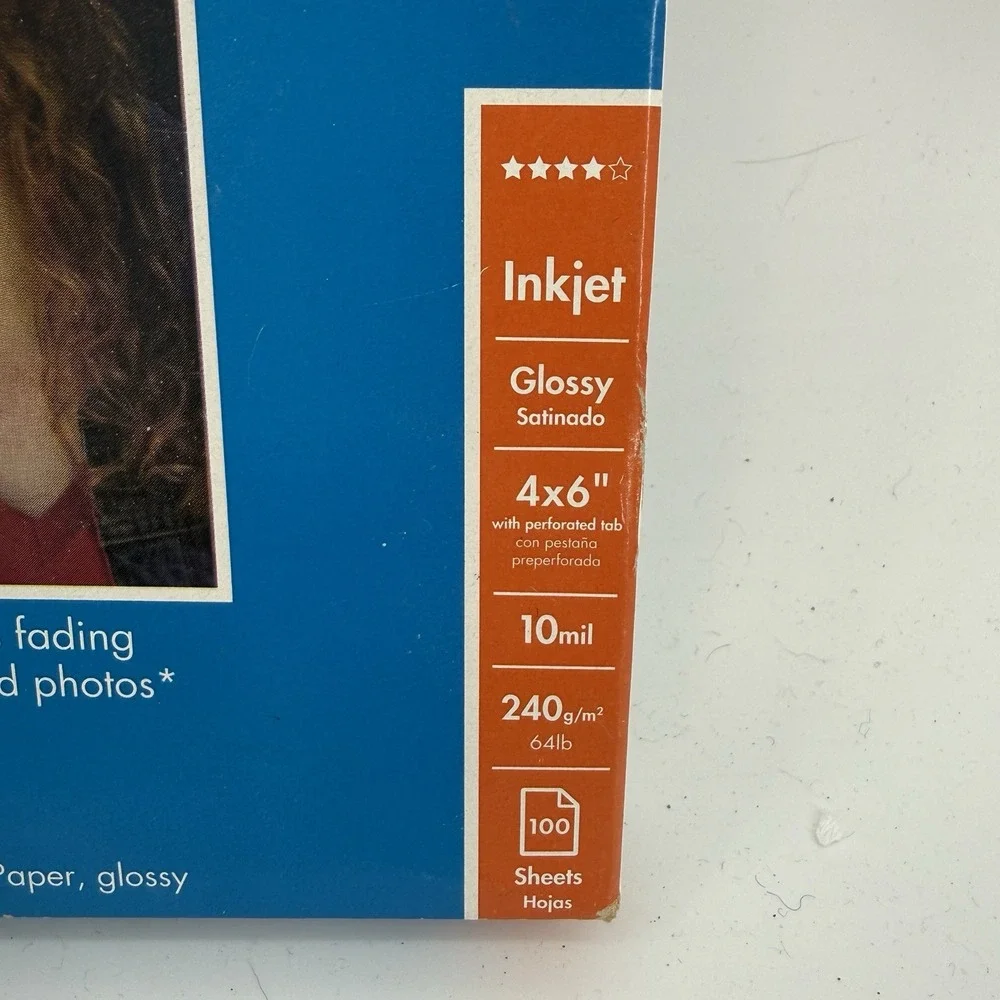 NEW HP Premium‎ Photo Paper, Glossy 4x6 60 Sheets Inkjet 64lb Paper Sealed